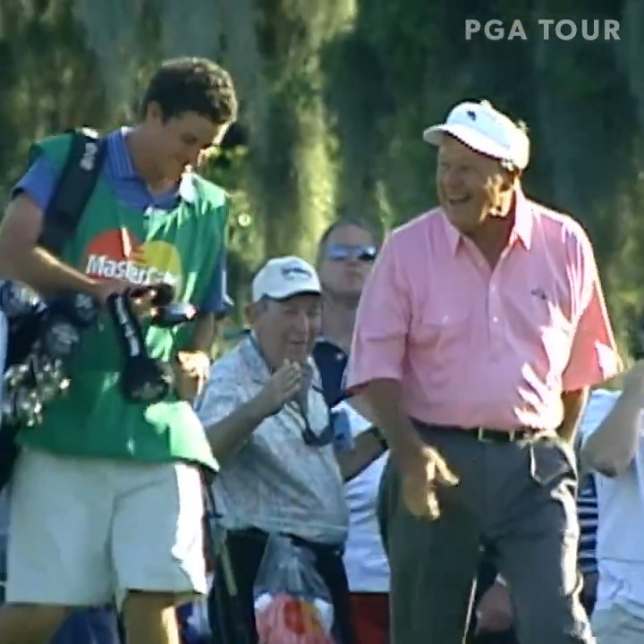 "There's a little magic left." Arnold Palmer’s driver off the deck at Bay Hill will always be a thing of beauty 😍 #TOURVault