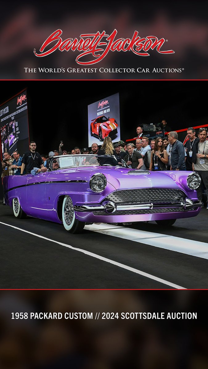 'April Rose found our pal Adam Ferrara in the Staging Lanes at the 2024 Scottsdale Auction - take a look at a special car named "Rita" they previewed during the event. Watch more: