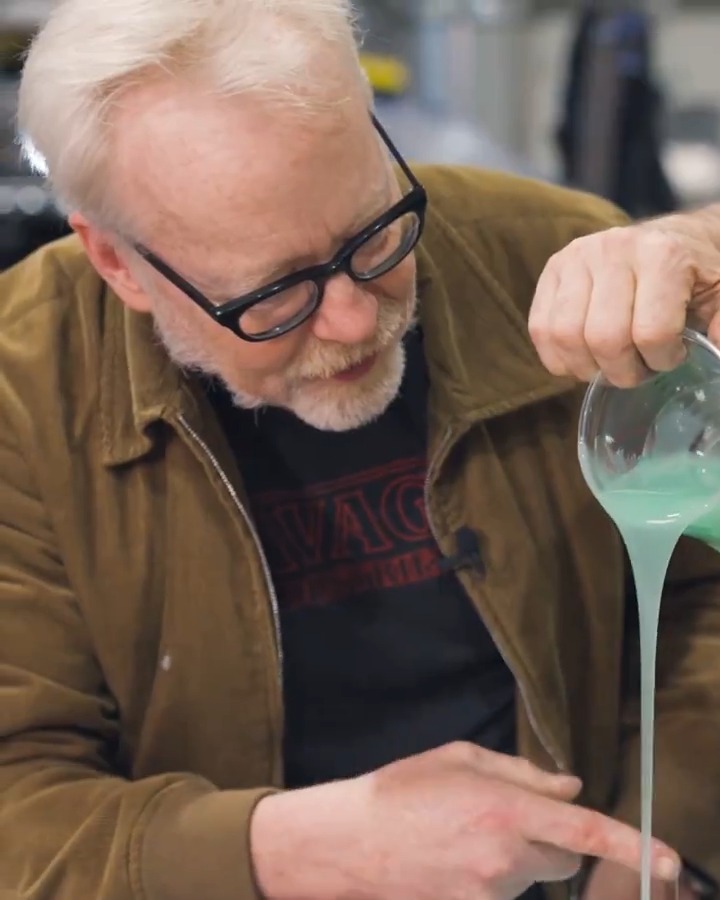 Slimer 🤝 Science Adam Savage (Adam Savage) breaks down the science of slime in #Ghostbusters: Frozen Empire. Watch it now on Tested -