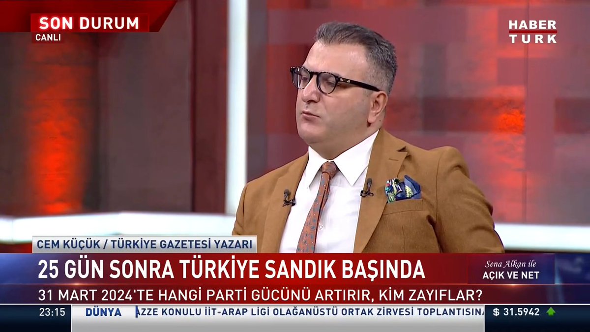 1 oy bile sonucu değiştirir mi? Seçmen ne kadar stratejik davranır, sandıktan ne çıkar? Türkiye Gazetesi Yazarı Cem Küçük #AçıkveNet'te anlattı.