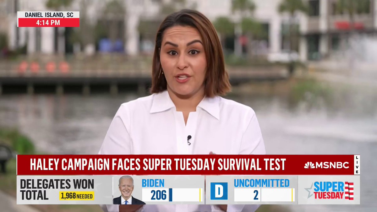 “The fact that we are not seeing Haley at all tonight, I think is notable…It could very well be that they get a phone call tomorrow and they are off to the races...it could also be that this is the beginning of the end for Nikki Haley” @Alivitali w/ Nicolle Wallace