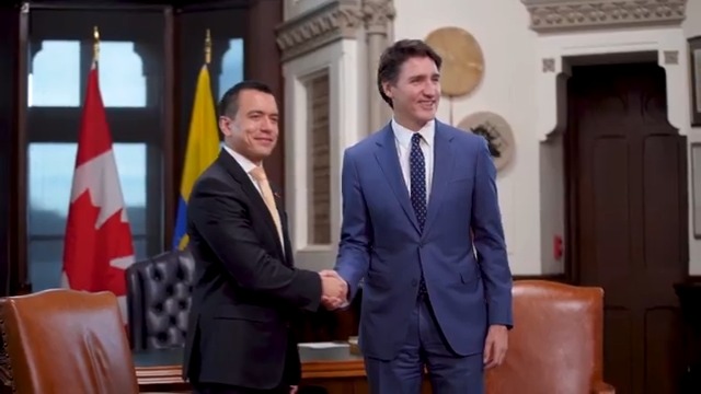 Canada and Ecuador share many priorities – like growing our economies, protecting our environment, developing clean energy, and advancing gender equality. I spoke about that and more with President Daniel Noboa Azin today. Together, we’re working for Canadians and Ecuadorians.