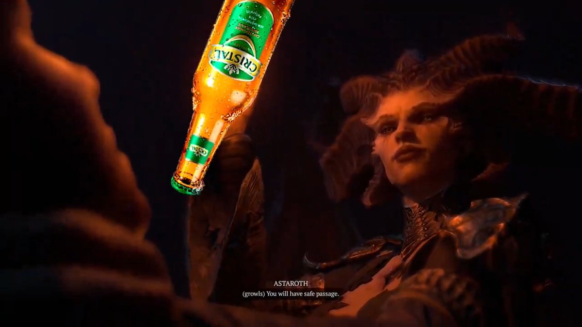 Anyway, here's Cerveza Cristal.