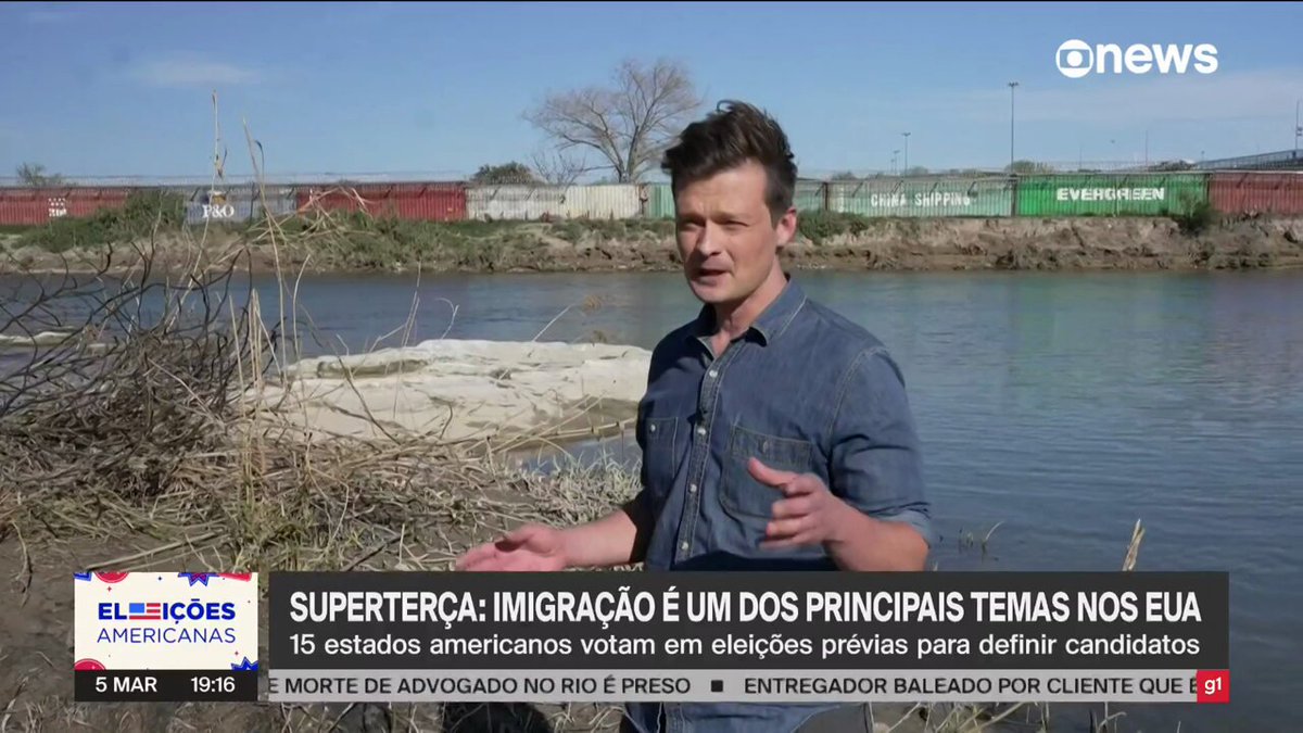 A questão da imigração é um dos principais temas da eleição nos EUA. Ao explicar como o assunto é visto no Texas, felipe santana flagrou um grupo de imigrantes tentando cruzar a fronteira. ➡ Assista ao #Edição18 com Daniela Lima: #GloboNews
