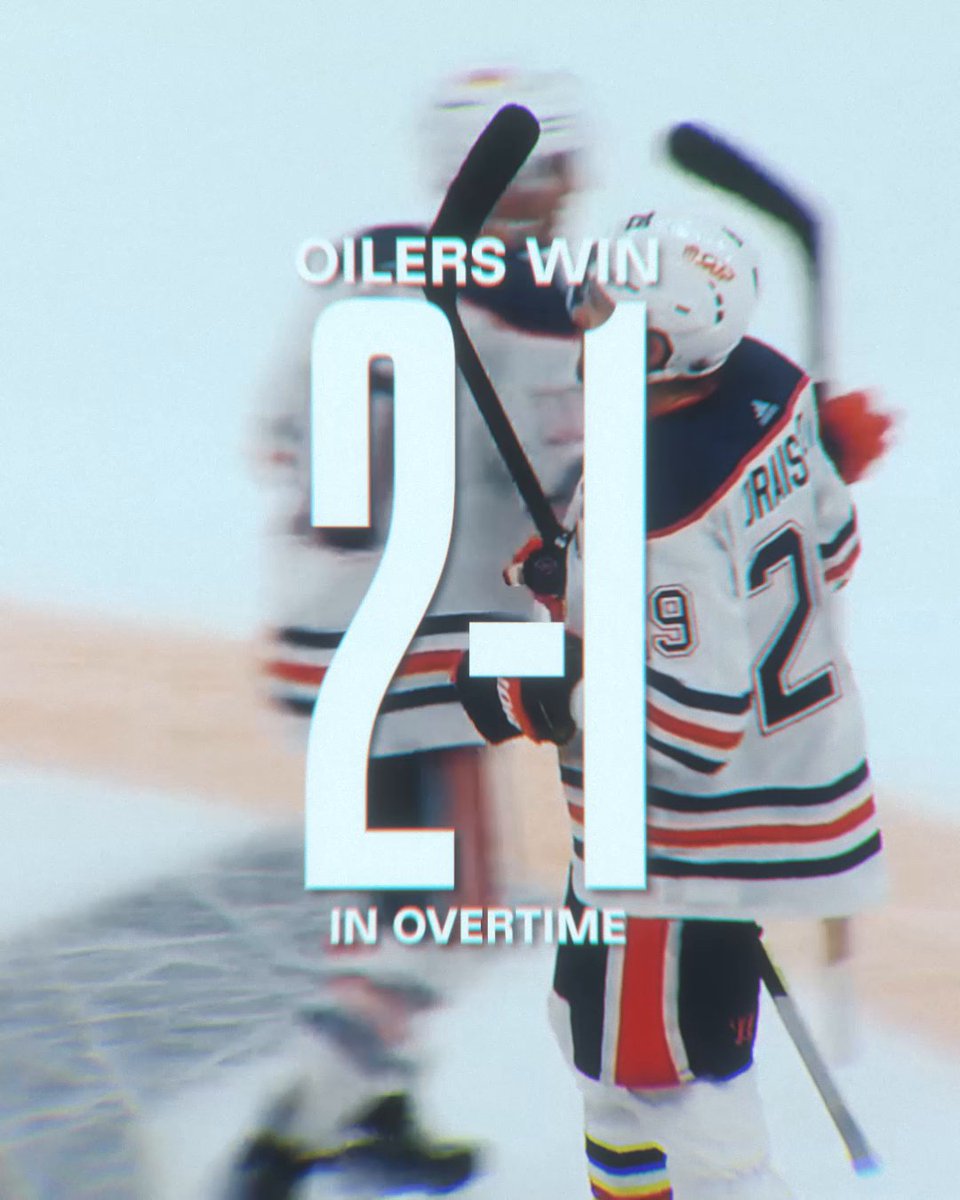 That Edmonton Oilers comeback win does not happen without another brilliant defensive effort from Ryan Nugent-Hopkins to save the game. 🤌 Credit where it is absolutely due.