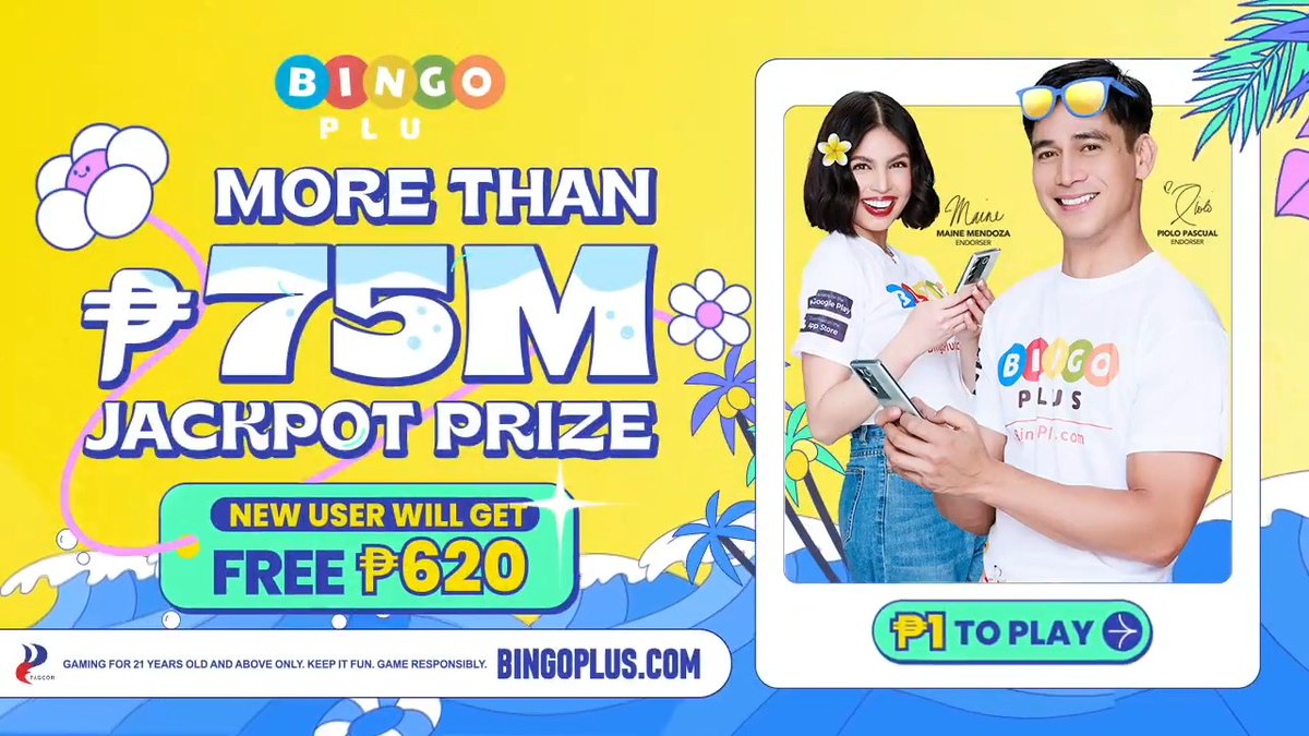 Maki summer-saya na sa BingoPlus at manalo ng mahigit 75 Million Jackpot Prize. Just download the BingoPlus App now! #BingoPlusPH #BP24CelebrationsIn2024