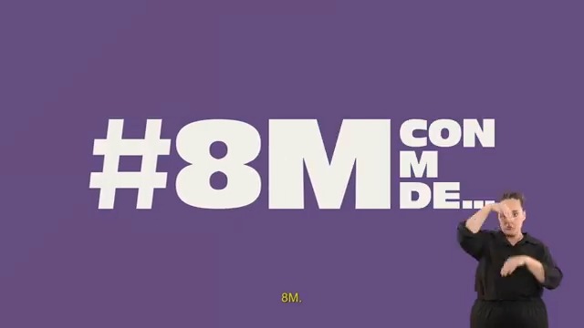 🟣8M con M de mujeres. Todas las mujeres. Porque todavía queda mucho para alcanzar la igualdad, #8M con #MdeMuévete.