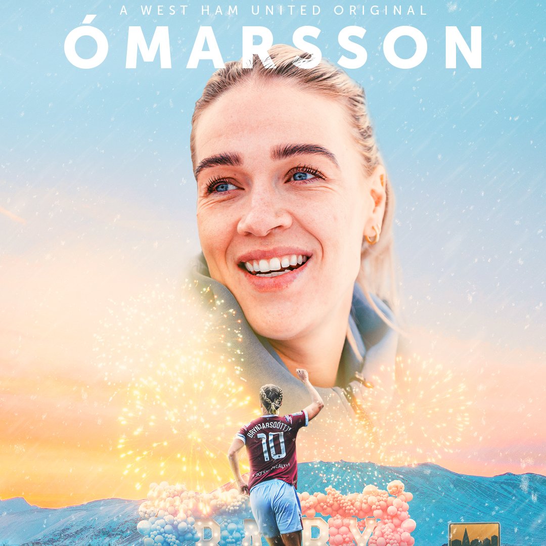 Ómarsson. A West Ham United original documentary.🎬 Follow Dagný Brynjarsdóttir's pregnancy journey as a professional athlete, exploring the barriers sportswomen encounter when deciding to start a family.🤰 Full documentary out on Friday 8 March.📽️