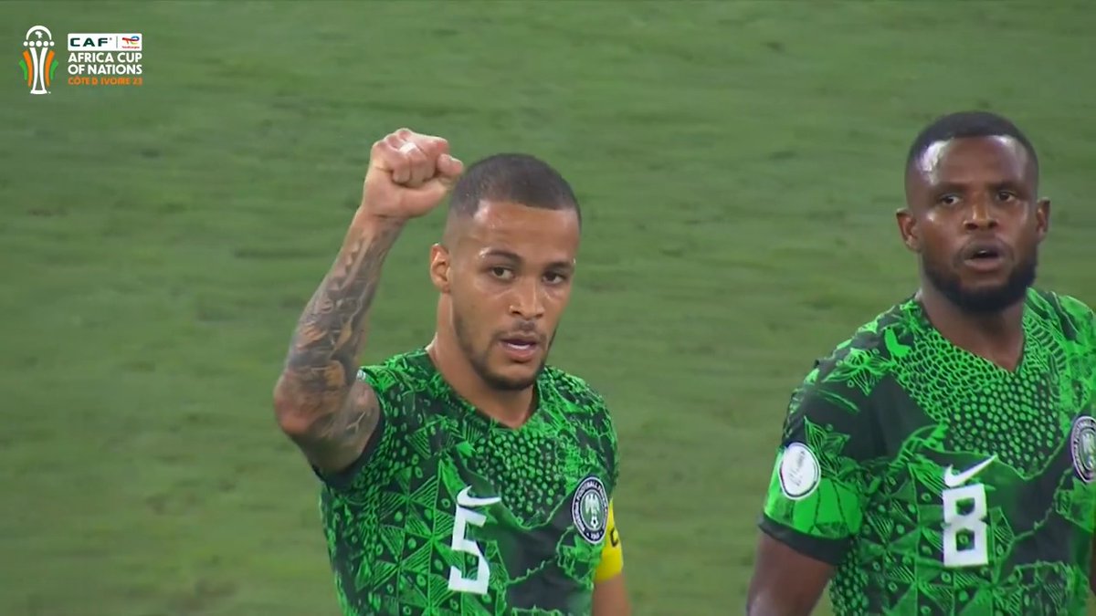 Captain, Leader, Player of the tournament. 🫡 William Troost-Ekong, the first defender to score 3 goals in a single #TotalEnergiesAFCON campaign. ⚽️🇳🇬