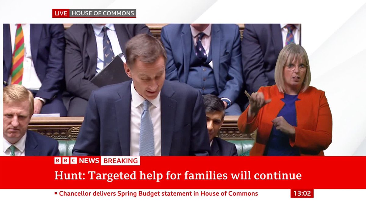 "We will provide eligible film studios in England with a 40% relief on their gross business rates until 2034" Chancellor Jeremy Hunt says at the current rate of growth, UK studio space will be "second only to Hollywood" by next year Follow live