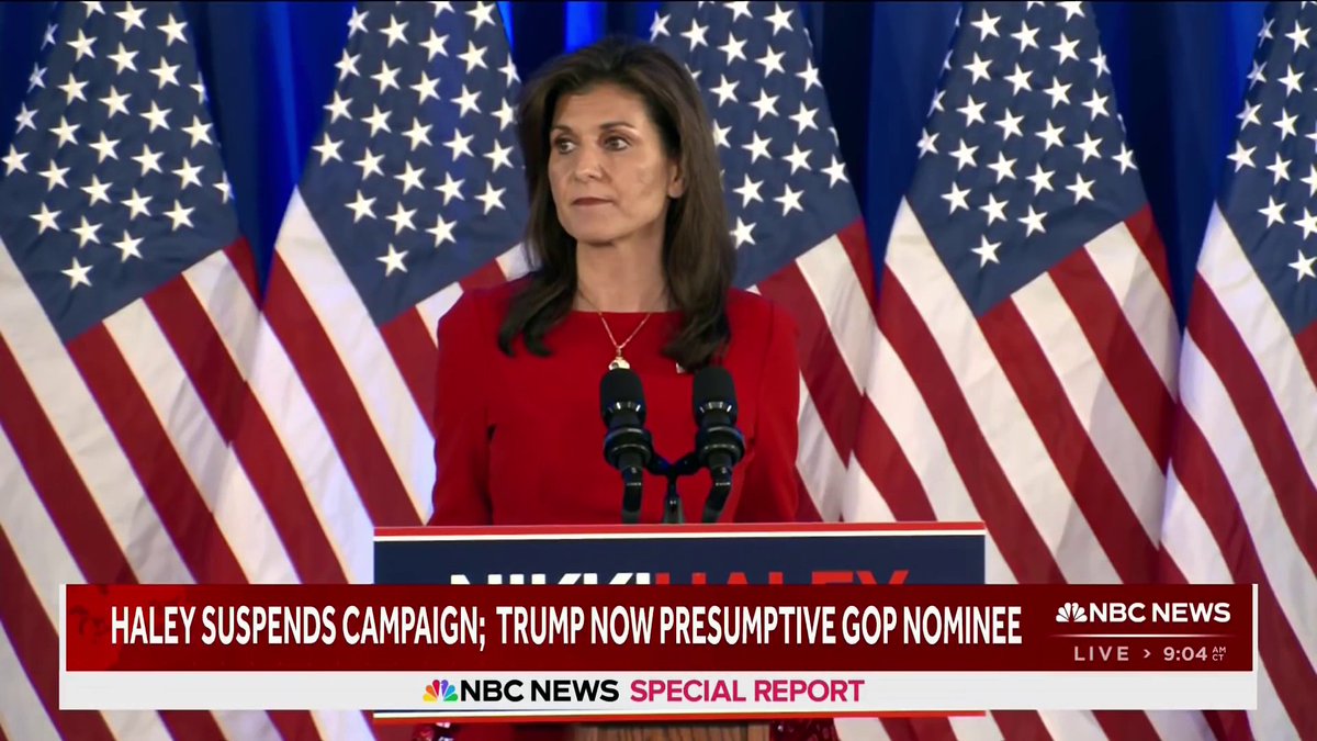Thank you, America 🇺🇸 While Nikki Haley’s run for President of the United States has come to an end, we will always continue to fight for a proud and strong America.