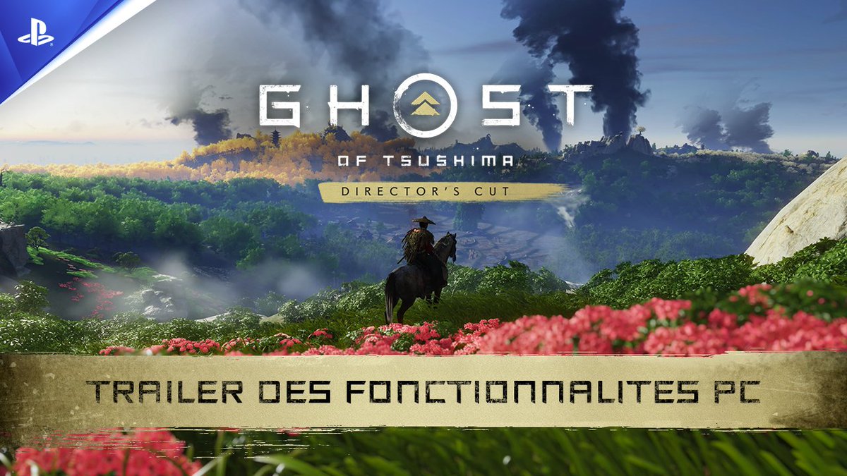 Ghost of Tsushima Director's Cut sur PC, c'est officiel ! - 16 mai - Steam et Epic Games Store - prise en charge de la DualSense - compatible écrans ultra-larges - fréquence d'image déverrouillé - DLSS 3/FSR 3