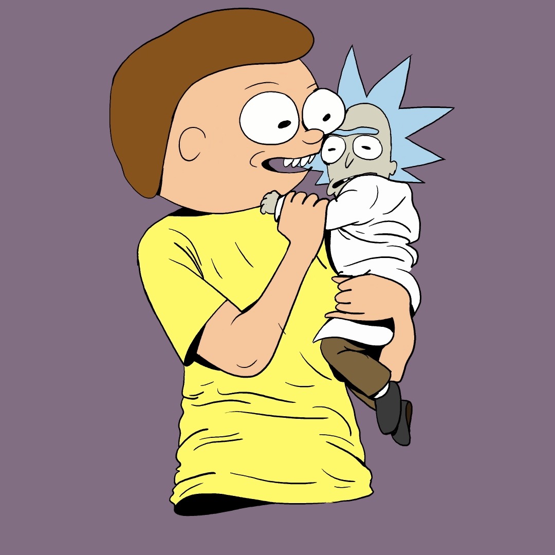 I turned myself into a baby Morty! #rickandmorty