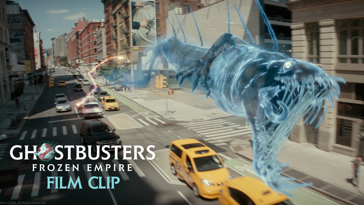 Better move fast 🐉 #Ghostbusters: Frozen Empire blasts into theaters on March 22.