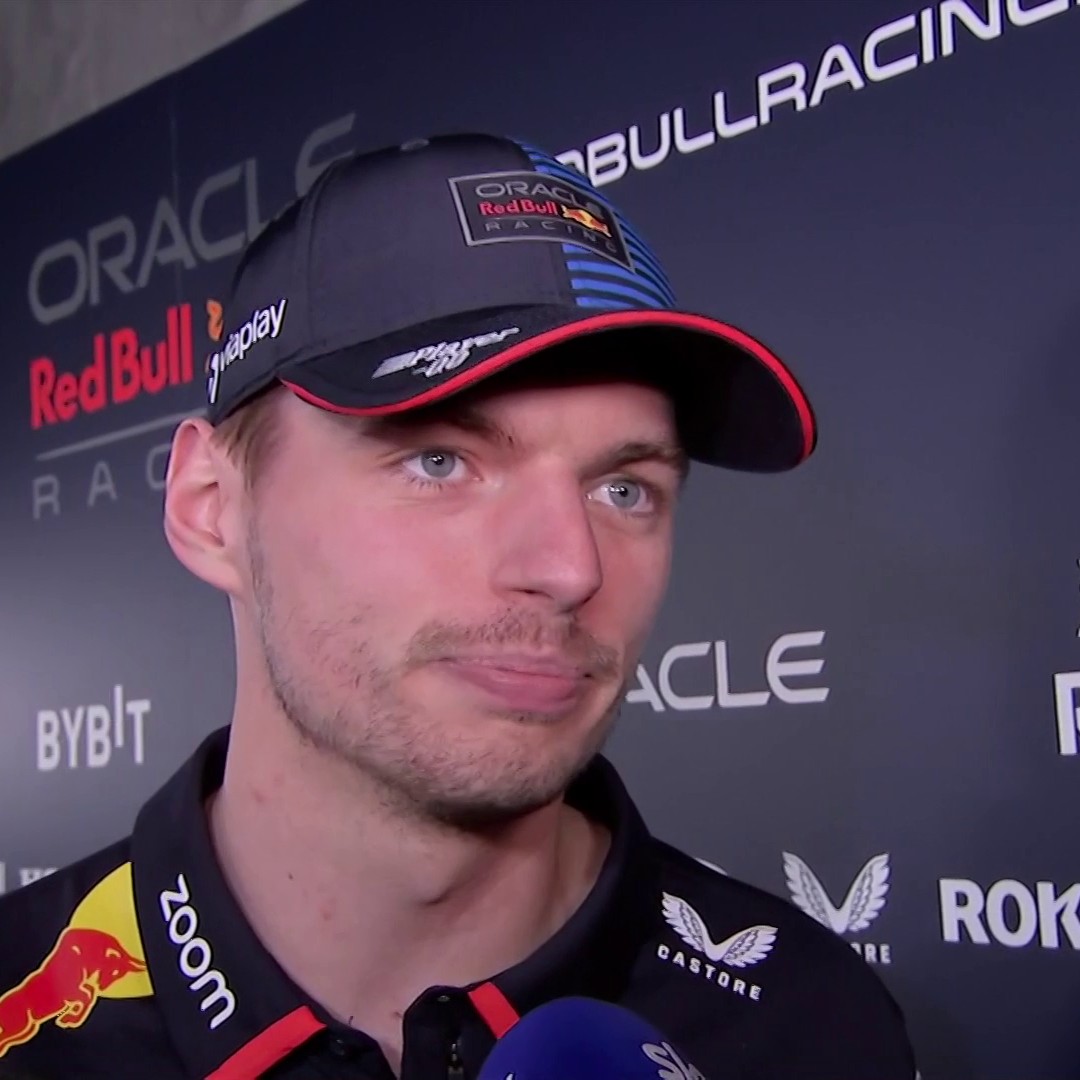 Max Verstappen responds after being questioned on his future and whether he sees himself staying at Red Bull.