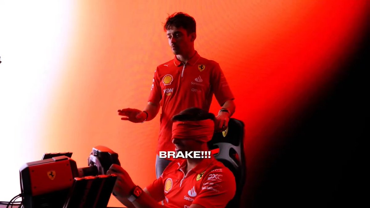🗣️ “That is so relaxing…. BRAKE!!!” For this week’s preview, we challenged Carlos to drive blindfolded whilst Charles directed him for a lap around the Jeddah circuit.. Let the chaos unfold 😅 #SaudiArabianGP #F1