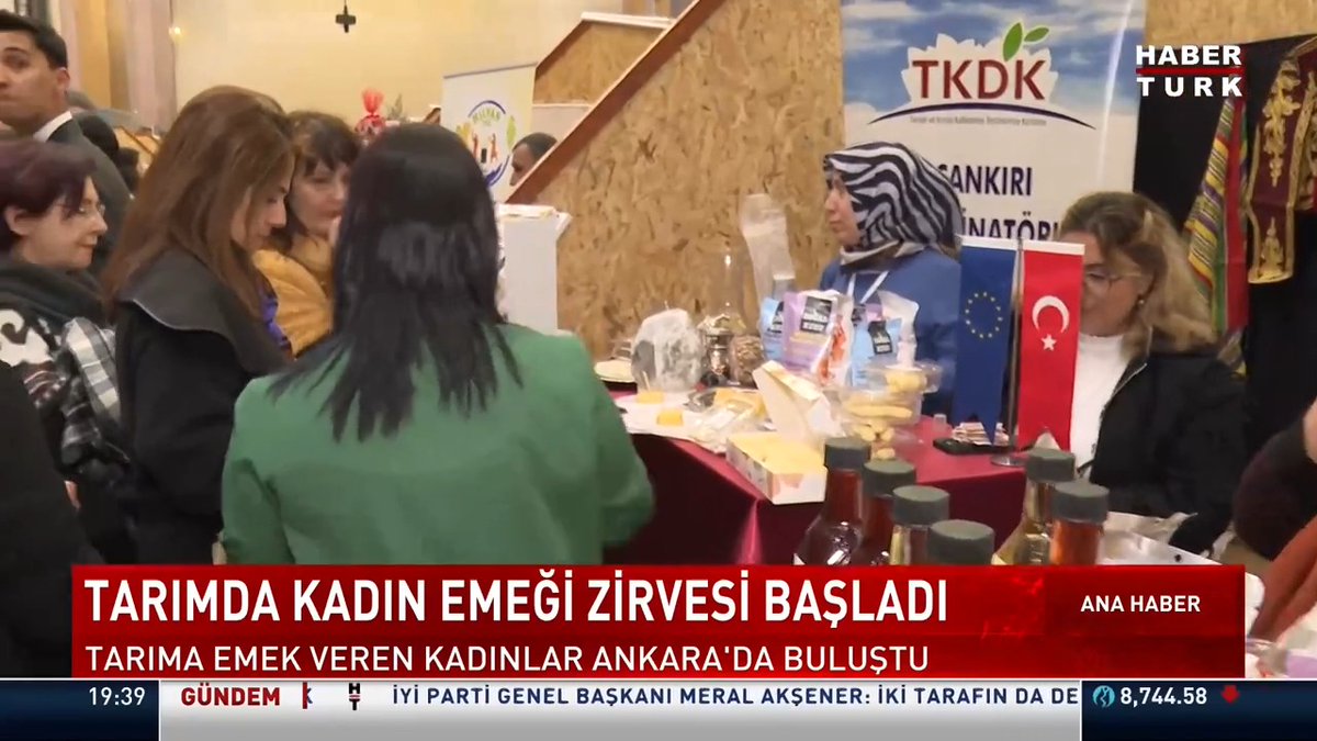 Tarımda Kadın Emeği Zirvesi başladı... Tarıma emek veren kadınlar Ankara'da buluştu.