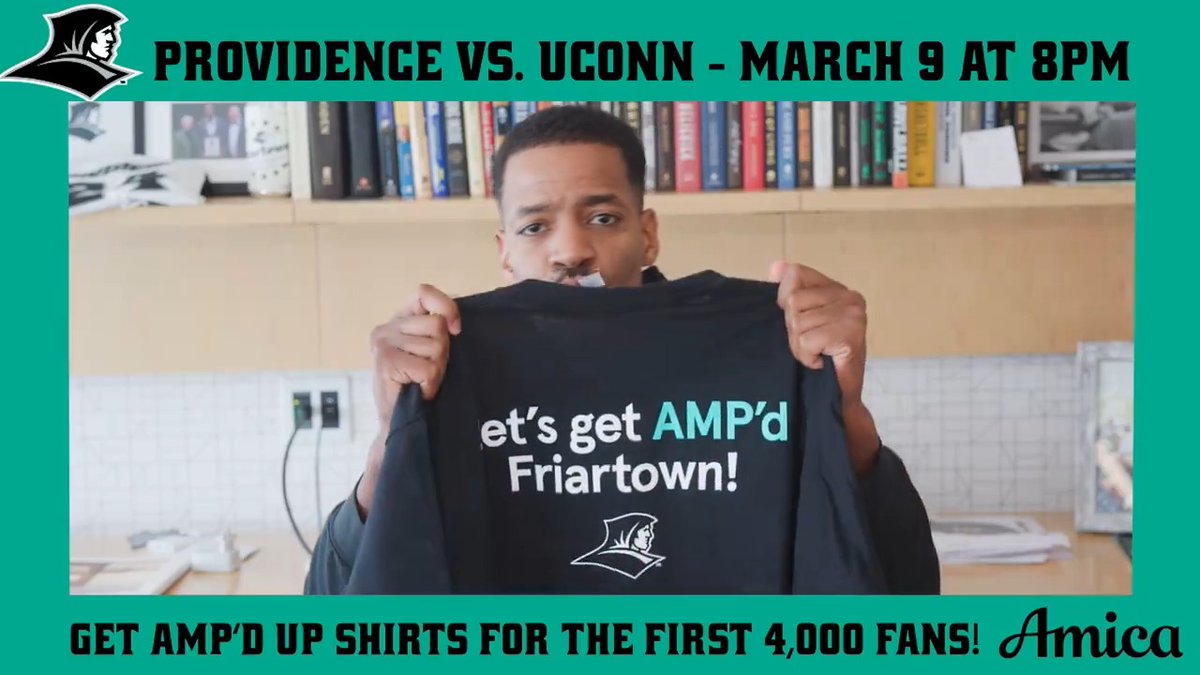 The first 4,000 fans at Amica Mutual Pavilion on Saturday night (March 9) will receive a free t-shirt compliments of Amica Insurance