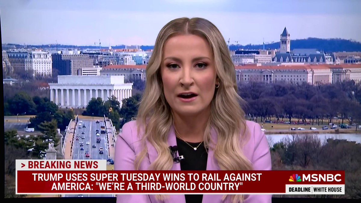 “Trump has said in a second turn he wants to wipe out government agencies, and install Trump loyalists who will carry out every demand of his, that means that this will be filled with yes men and women who will not push back on him.” Sarah Matthews w/ Nicolle Wallace