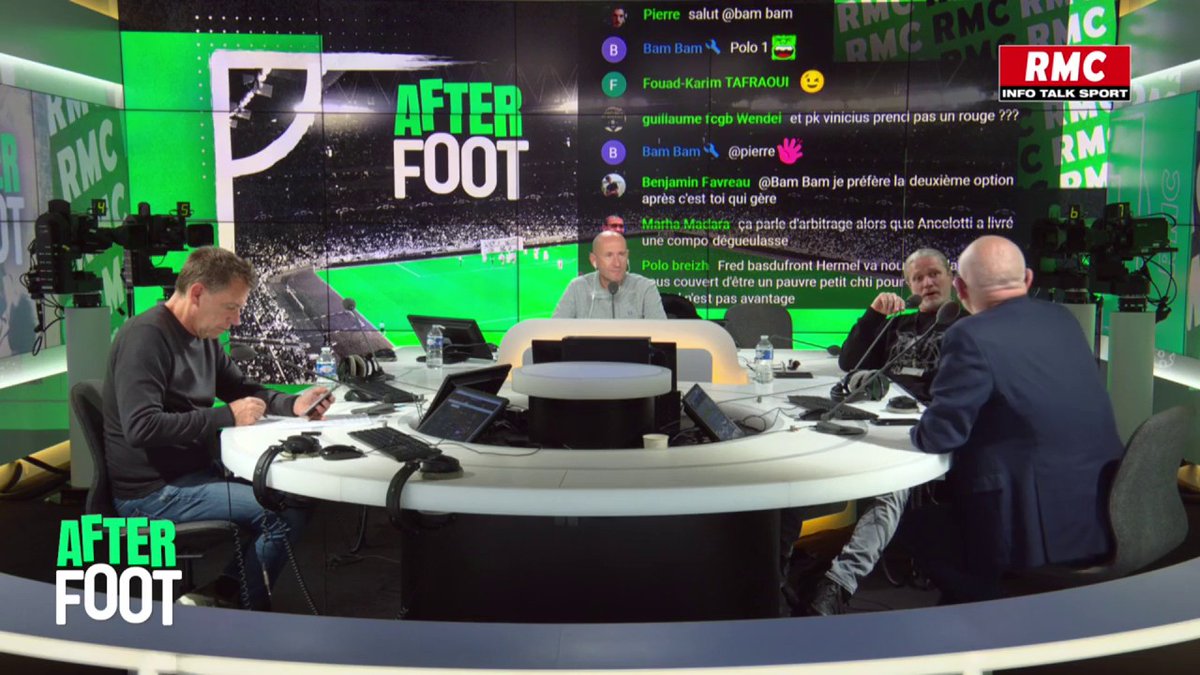 🗣 "Si tu mets un rouge là-dessus, il n'y a plus de foot." ❌ Pour frédéric hermel🇫🇷, il n'y avait pas rouge pour Vinicius. #RMClive