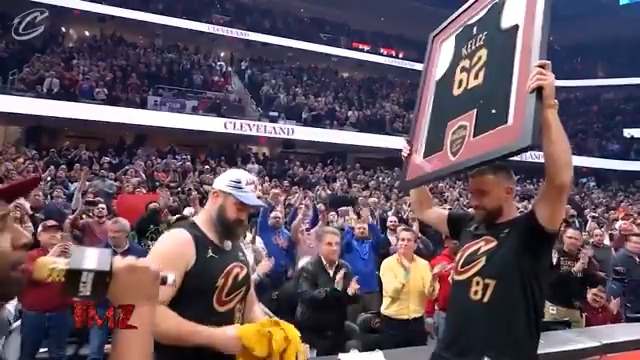 #TravisKelce will be joining #TaylorSwift in Singapore -- but first, he attended a #ClevelandCavaliers game with #JasonKelce. The cast of #TMZonTV breaks down the latest!
