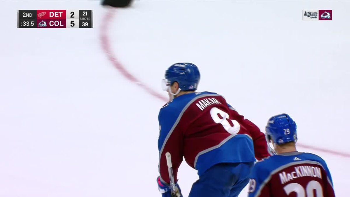 FIRST CAREER HAT TRICK!! IT'S CALE MAKAR!! #GoAvsGo