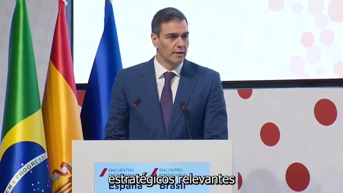 España y Brasil compartimos la positiva evolución de nuestras economías. La economía española lideró el crecimiento en las economías avanzadas en 2023: un 2,5%, superando, como Brasil, todas las expectativas. Es un orgullo ver la gran presencia de empresas españolas liderando proyectos en sectores estratégicos en Brasil.