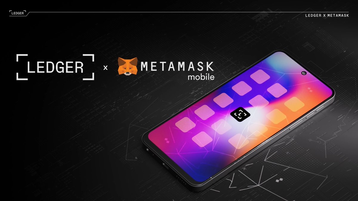 Ledger x MetaMask 🦊 mobile is here! The Ledger Nano X is now compatible with the MetaMask mobile app, meaning you can import your Ledger accounts to MetaMask & navigate the crypto space on the go. Read more: