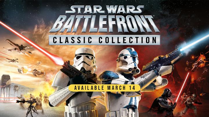 Fight in iconic battles from across the STAR WARS galaxy! STAR WARS: Battlefront Classic Collection is coming to Nintendo Switch on March 14th! 🌌:
