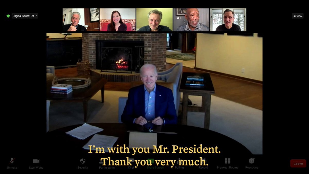 You may’ve heard I’ve got a big speech coming up. So, I thought I would hear from some folks who have done the job before – sort of.