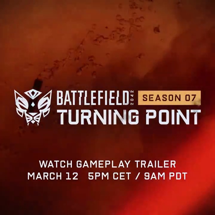 Get ready to do whatever it takes in #Battlefield 2042 - Season 7: Turning Point. Gameplay trailer drops on March 12. 🔔