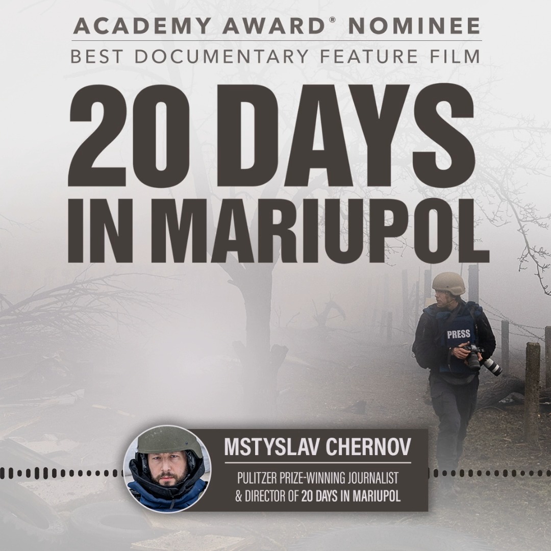 Many documentaries tell important stories. Few bear realtime witness to atrocities of our time. #20DaysInMariupol