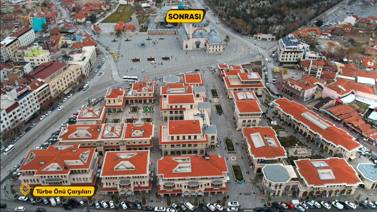 ÖNCEKİ / SONRAKİ Hayal ettik, esnafımızla %100 mutabakata vardık, planladık, yaptık. Türbeönü Çarşıları Konya’mıza çok yakıştı. “Büyük yatırımlar, Güçlü Konya”