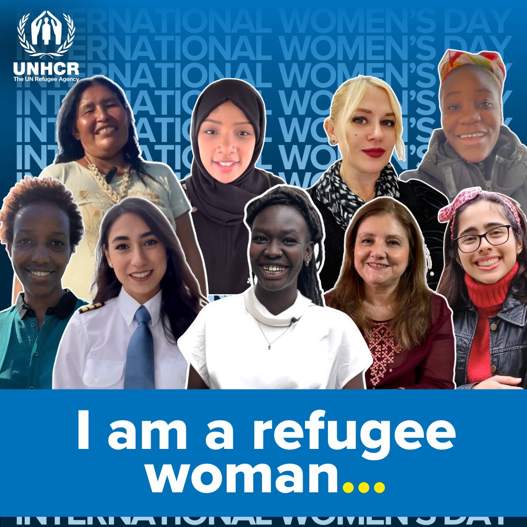 Refugee woman. A label we did not choose. We were forced to flee our homes, but we're so much more than our refugee status. This #InternationalWomensDay is about us and women everywhere, reaching for our dreams against all odds. #IWD2024