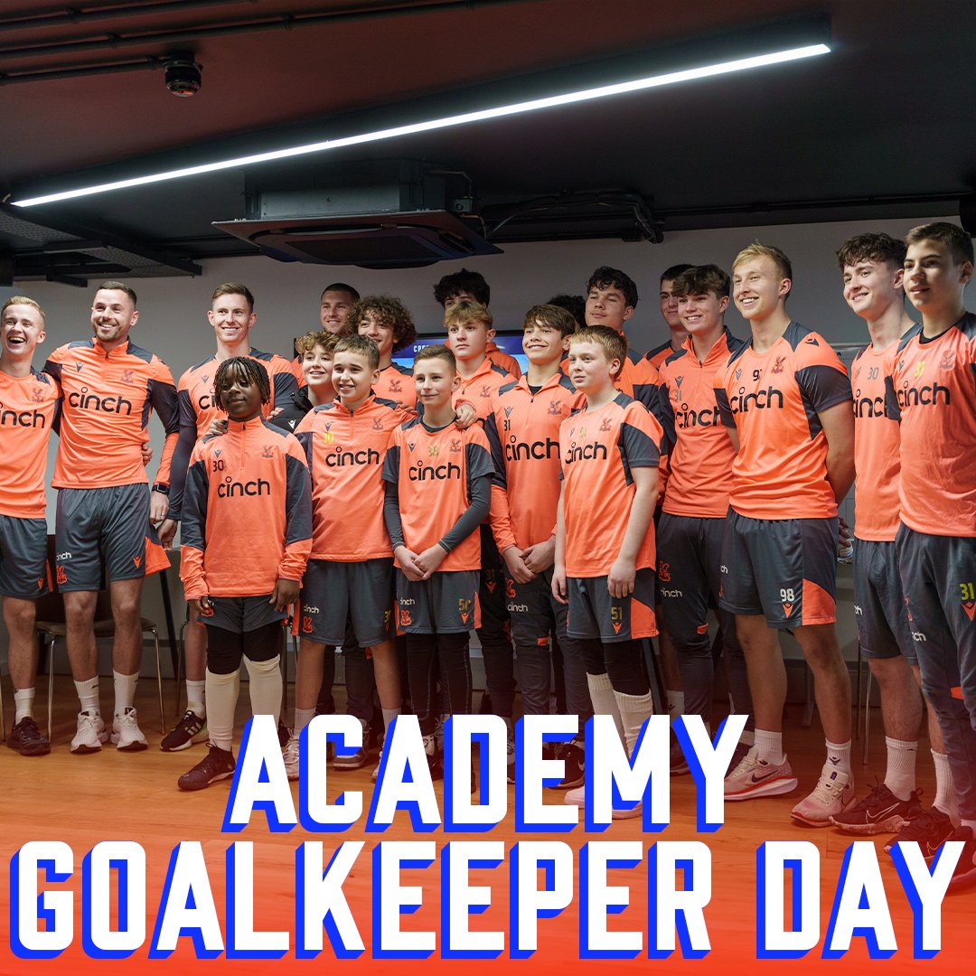 The Crystal Palace F.C. Academy Goalkeeper Day 🧤 Inspiring the new generation between the sticks 💫