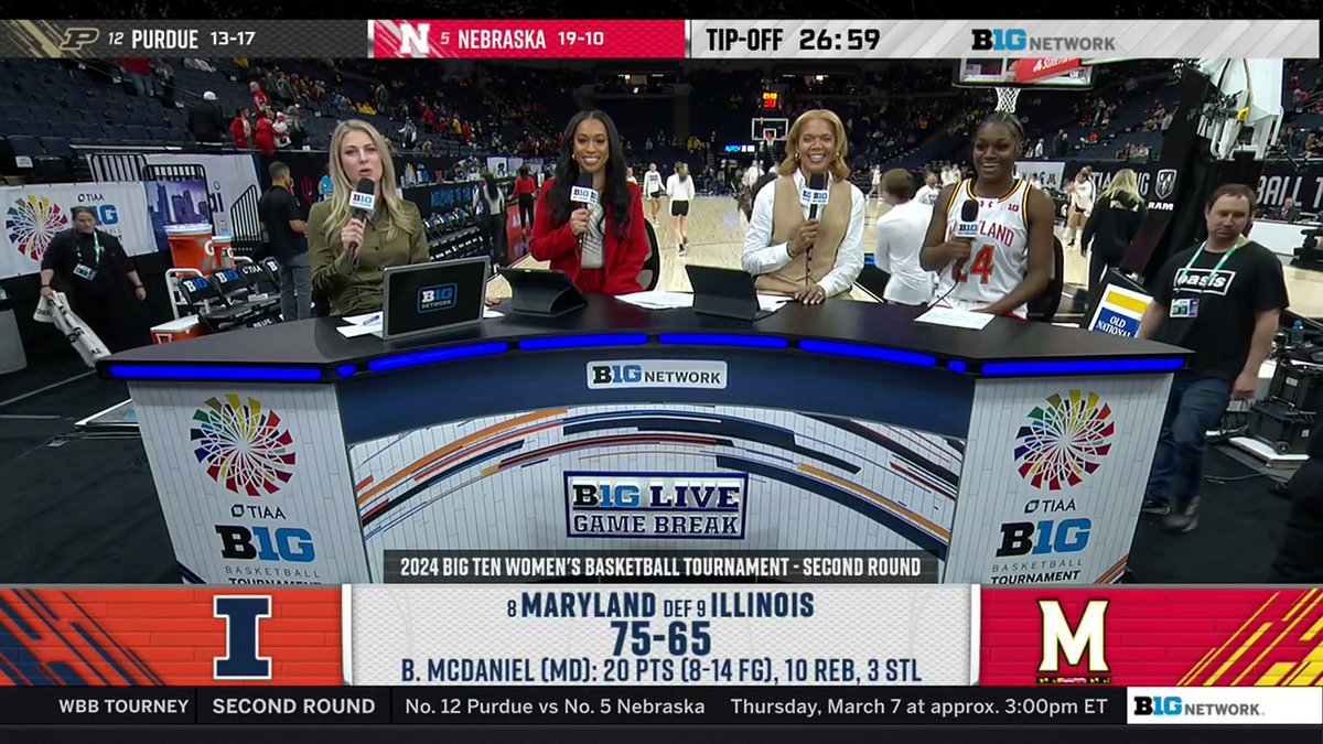 "Staying poised, being disciplined... just being a dawg." 😤👏 Bri McDaniel has more on what went into this Maryland Women’s Basketball comeback victory. Big Ten Women's Basketball x Big Ten Conference x @bri_doll23