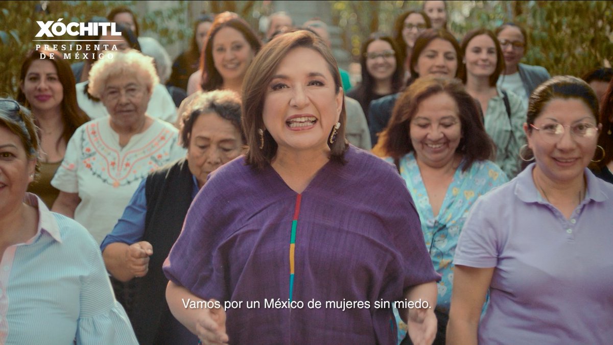 Voy a defender y apoyar a las mujeres de México con toda mi fuerza y todo mi corazón. 💜 #MxSinMiedo