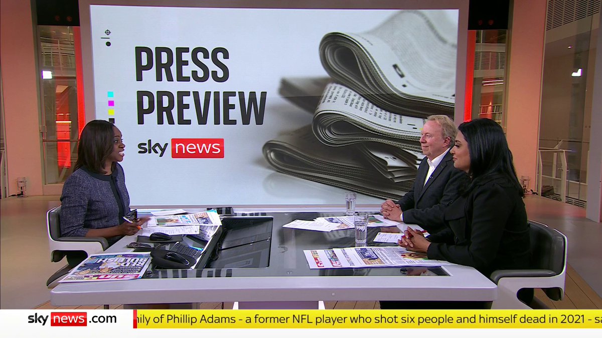 What is in tomorrow's newspapers? Sky's Gillian Joseph is joined by steve richards and Salma Shah on the Press Preview from 10.30pm until just before midnight. 📱 #SkyPapers 🔗 📺 Sky 501
