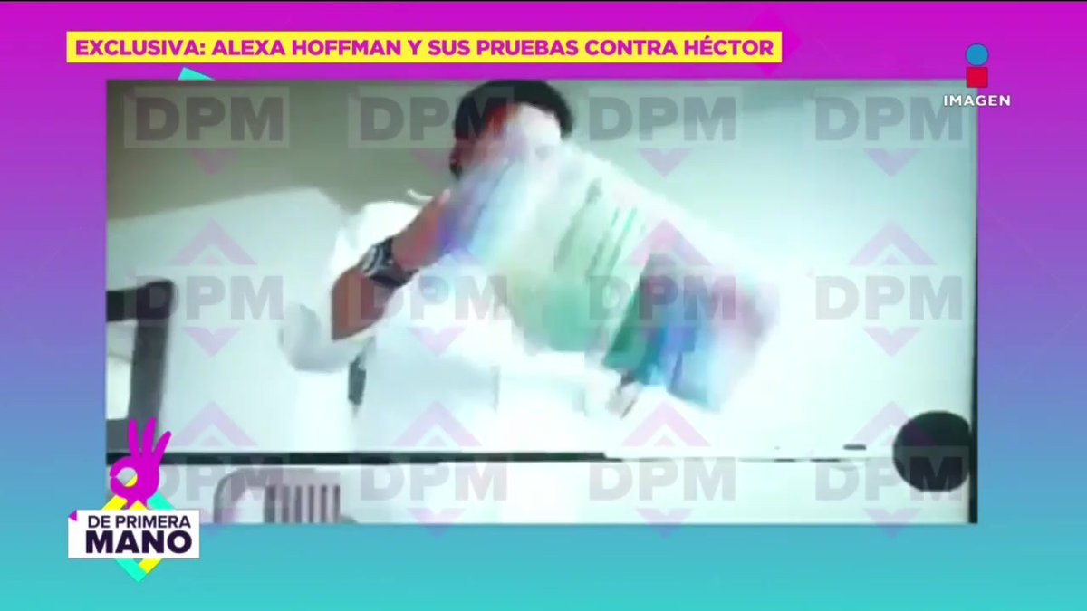 #Exclusiva: #AlexaHoffman autorizó a #DePrimeraMano para mostrar sus pruebas en video contra #HéctorParra. #DePrimeraMano👌:
