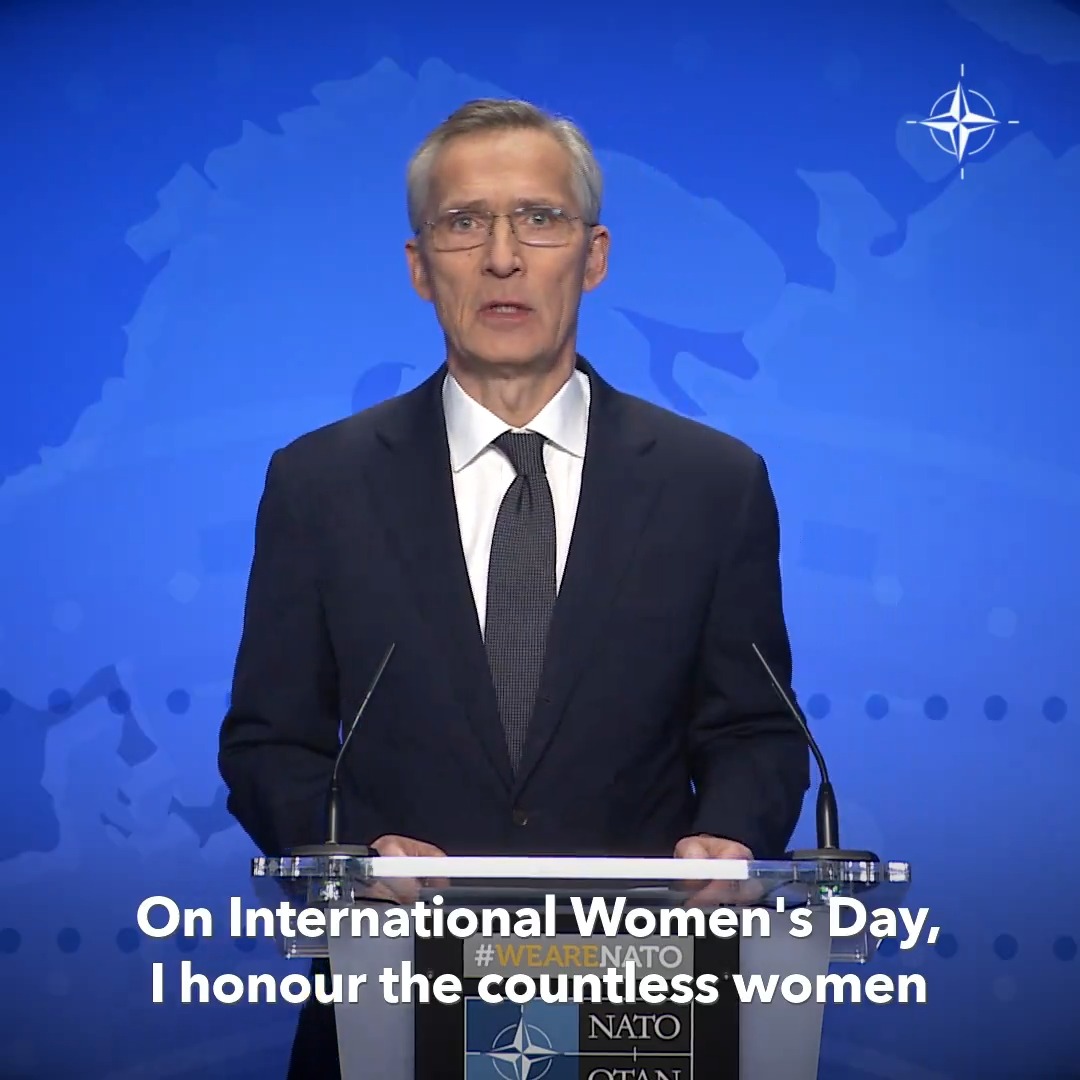 On International Women’s Day I honour the countless women who have shaped & strengthened #NATO for 75 years, and thank them for their resilience, sacrifice, and dedication. Drawing on the full potential of all our people, we will continue to make NATO stronger. NATO WPS Admiral Giuseppe CAVO DRAGONE - NATO CMC