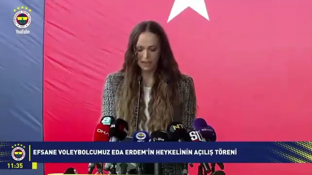 Efsanemiz Eda Erdem'den duygusal konuşma.. 💛💙