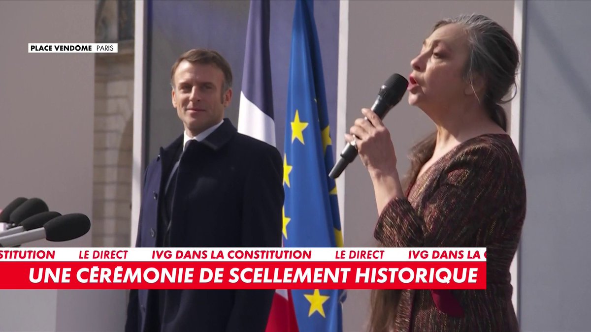 IVG dans la Constitution : Catherine Ringer chante «La Marseillaise»