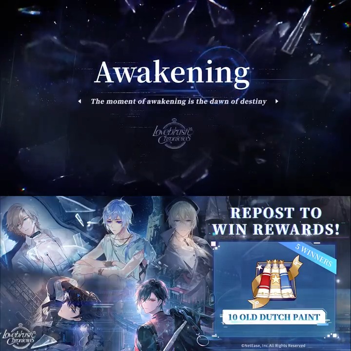 ❍ ❍ ❍ ❍ ❍ ❍ ❍ ❍ ❍ ❍✨ New Main Story Available ❍ ❍ ❍ ❍ ❍ ❍ ❍ ❍ ❍ ❍✨ #Awakening begins on Mar. 14! The main story "Modern World" will be updated simultaneously. 🎁Follow us & repost with the tag #LovebrushChronicles 🎉Prize: Old Dutch Paint x10 (5 winners)