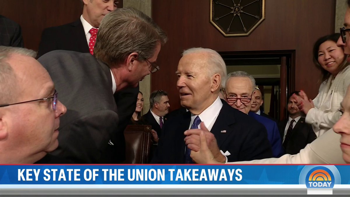 President Biden faced one of the most consequential speeches of his presidency last night: his final State of the Union address before the presidential election. Meet the Press’ Kristen Welker and Christine Romans share analysis of the key takeaways.