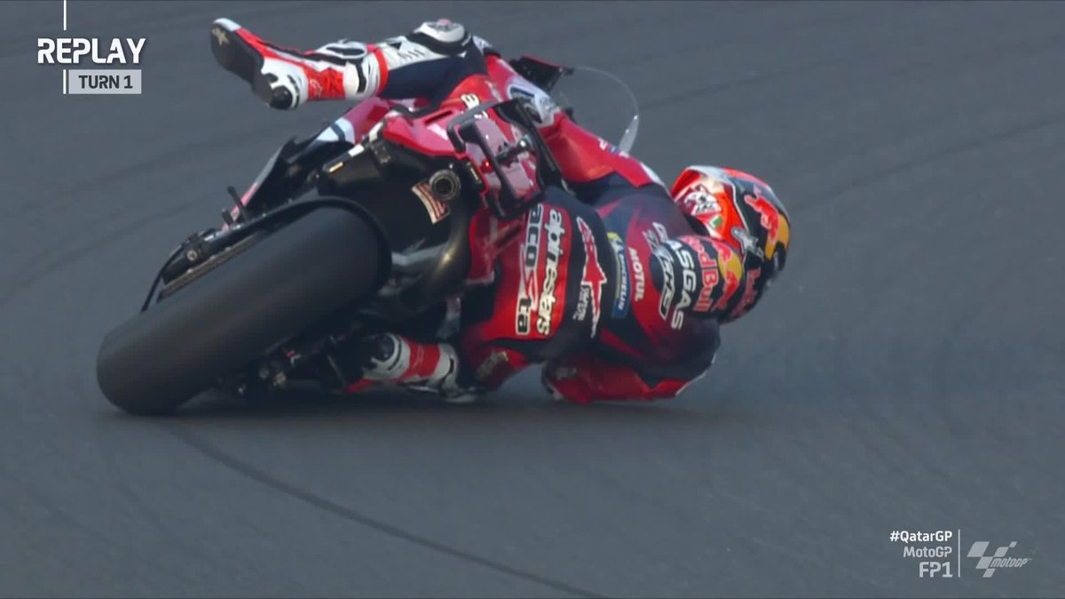 You've got to be joking! 😅 Pedro Acosta saves them both! ✅ #QatarGP 🇶🇦
