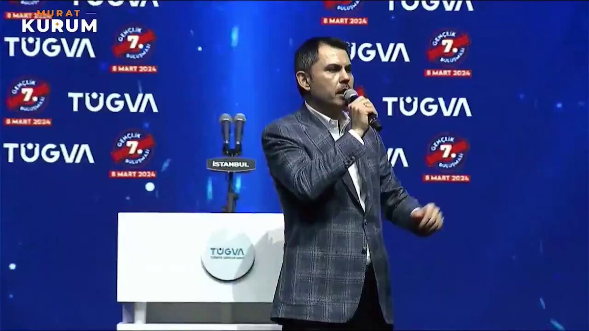 Murat Kurum: “Sizlere söz veriyorum. Bizim dönemimizde hiçbir gencimizin emeği heba olmayacak, yarınları, hayalleri yarım kalmayacak.”