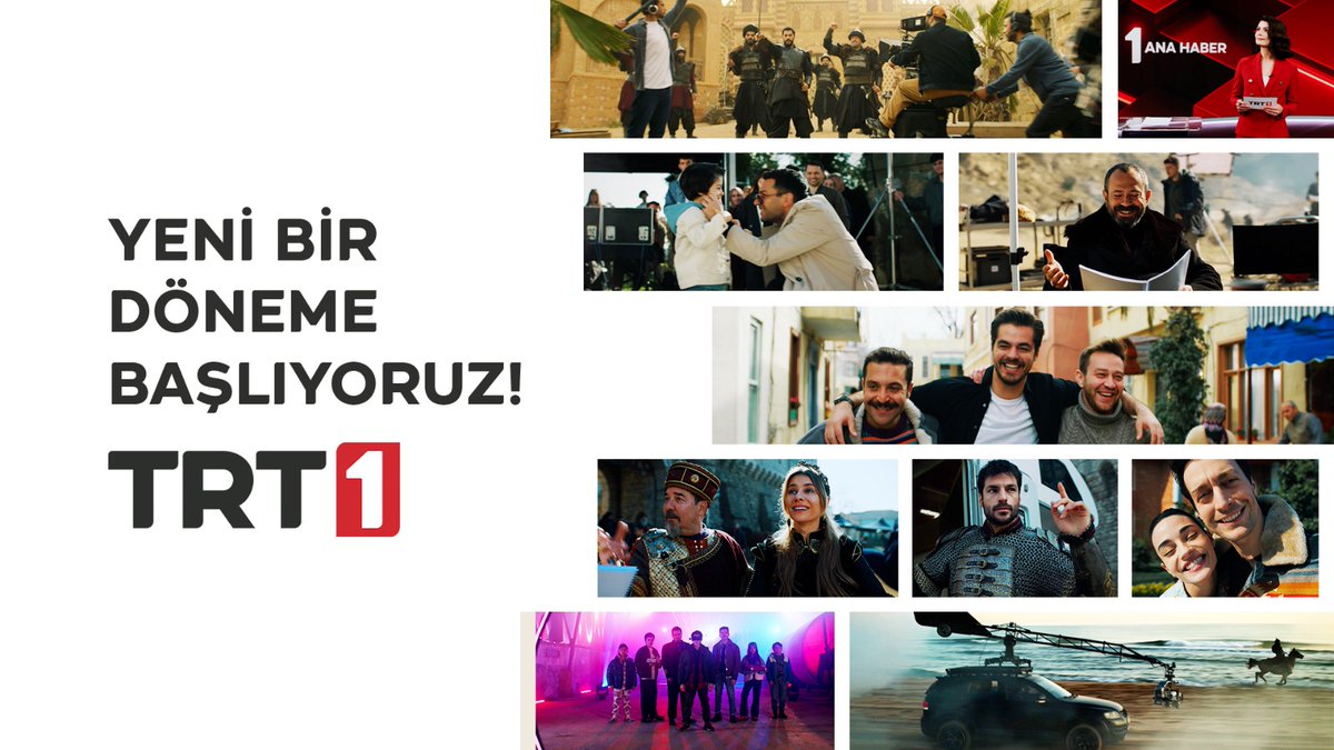 Yeni bir döneme başlıyoruz TRT 1'de! 🎬✨ #TRT1