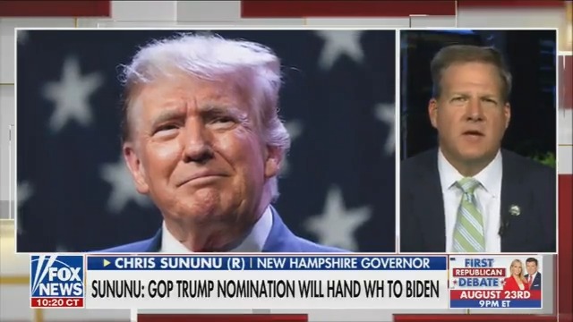 BREAKING NH GOP Governor Chris Sununu, a Trump critic, says he’ll vote for Donald Trump in November: “I’m going to support Donald Trump. But my focus is definitely going to be here in the state.” This is what putting party before country looks like