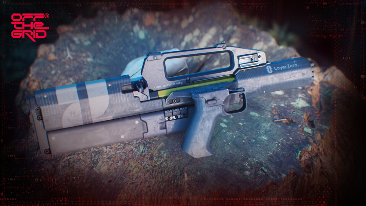 💎 Ultra-rare in-game NFT. Only 5k mints. 3 days to claim - Go! The LayerZero Labs community can get their hands on a limited LayerZero weapon, made by GUNZ Official for the upcoming AAA title Off The Grid. To redeem: 1. Download the GUNZ Wallet - Android: - iOS : 2. Head to Settings > "Enter Promo Code" 3. Enter the code L0WEAPON (second letter is a zero)