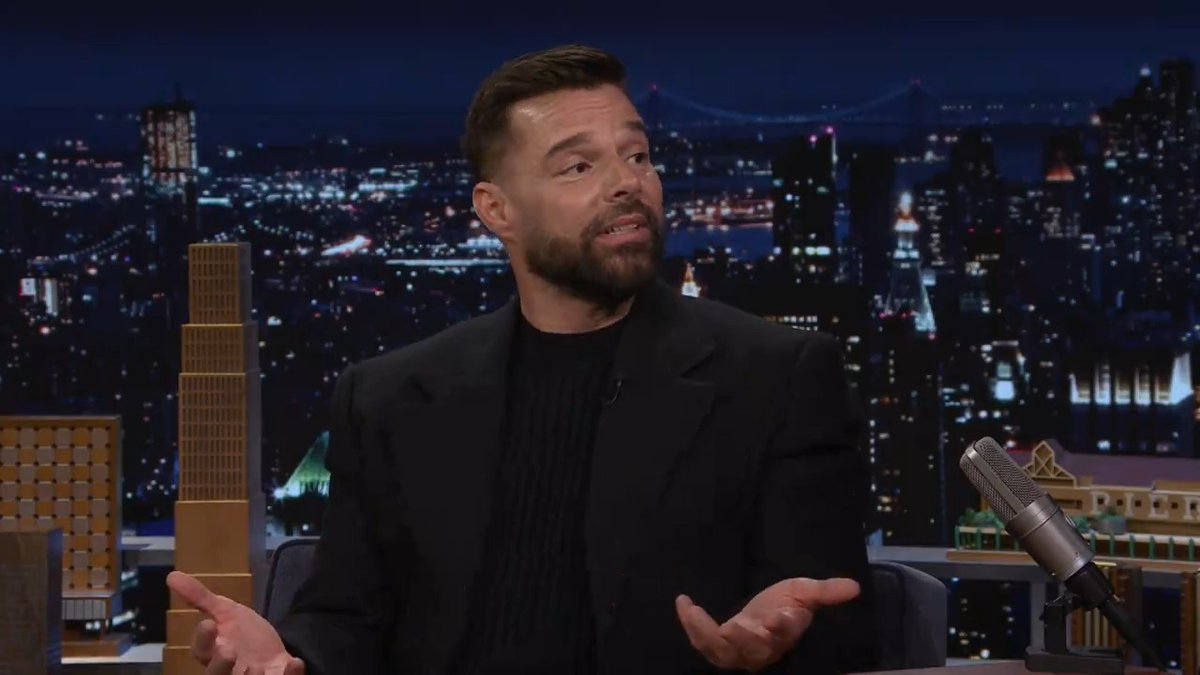 .Ricky Martin describes his character Robert in his new show Palm Royale! #FallonTonight